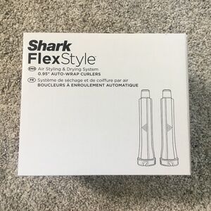NIB Shark FlexStyle® .95" Auto-Wrap Curlers for Soft Curls